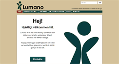Desktop Screenshot of lumano.se