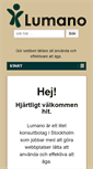 Mobile Screenshot of lumano.se